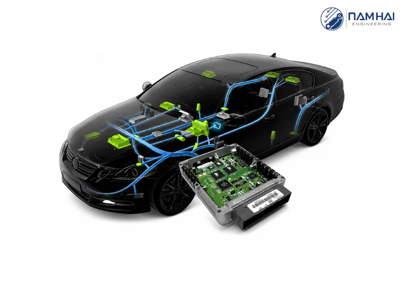 Bộ điều khiển ECU điều khiển hoạt động của nhiều hệ thống trên oto